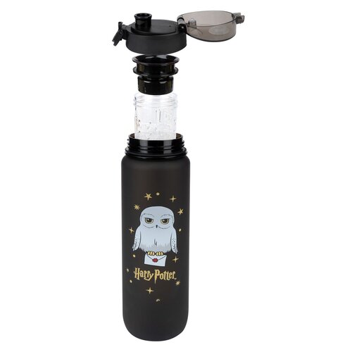 Butelka plastikowa SOXO Harry Potter 1000 ml Czarny