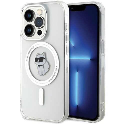 Etui KARL LAGERFELD IML Choupette MagSafe do Apple iPhone 13 Pro Max Przezroczysty