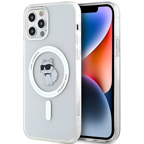 Etui KARL LAGERFELD IML Choupette MagSafe do Apple iPhone 12/12 Pro Przezroczysty