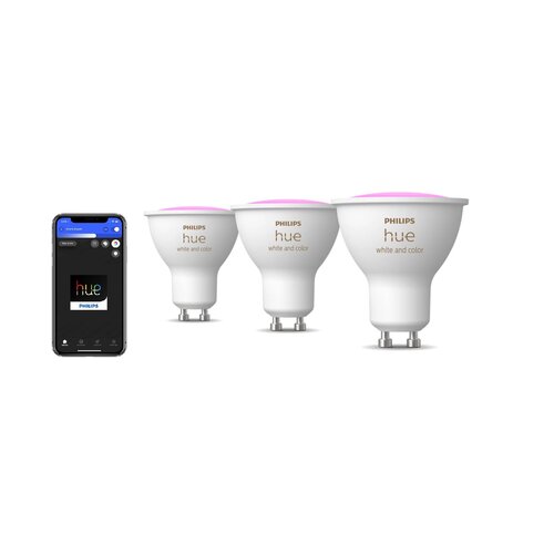 Inteligentna żarówka LED PHILIPS HUE White and color Ambiance GU10 (3 szt.)