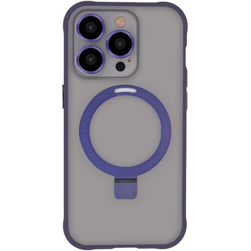 Etui TECTO SHIELD Ring Secure Mag do Apple iPhone 14 Pro Fioletowy