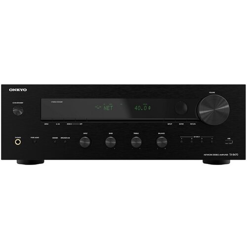 Amplituner Stereo ONKYO TX-8470 Czarny, 8K,HDMI ARC,Wi-Fi,BT,Tuner FM/DAB+,AirPlay,Spotify,Tidal,Roon Ready