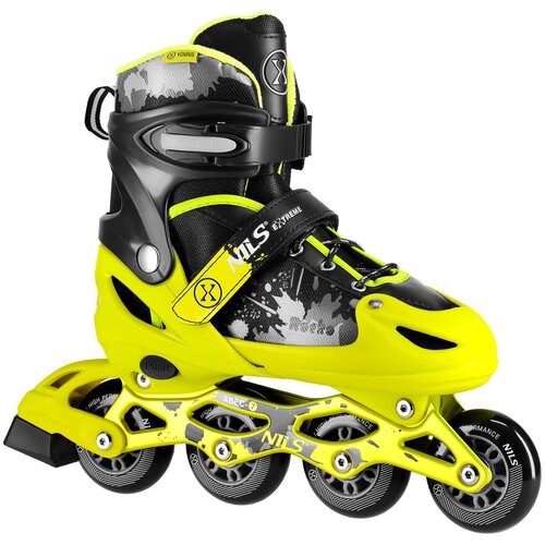 Łyżworolki NILS EXTREME NA18137A (rozmiar 35-38) Czarno-żółty