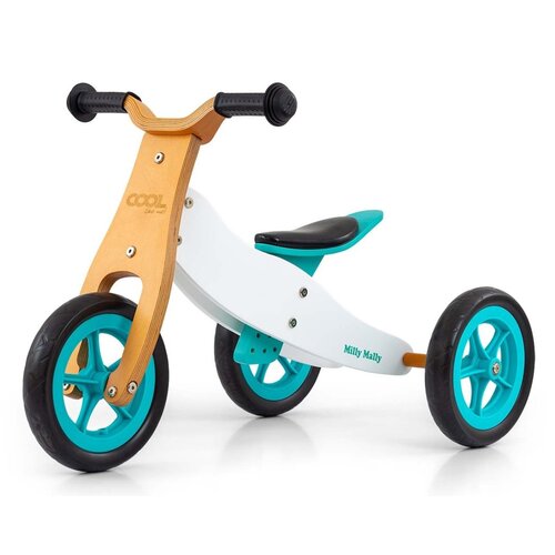 Rowerek biegowy MILLY MALLY Cool Classic 2w1 Miętowy