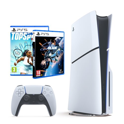 Konsola SONY PlayStation 5 Slim + Top Spin 2K25 Gra PS5 + Stellar Blade Gra PS5