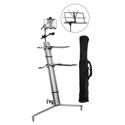 Statyw klawiszowy MUSICMATE MM-A10-S Elitestand Srebrny