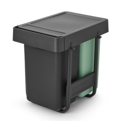 Kosz na śmieci do zabudowy BRABANTIA Sort&Go 232503 2 x 15L Szary