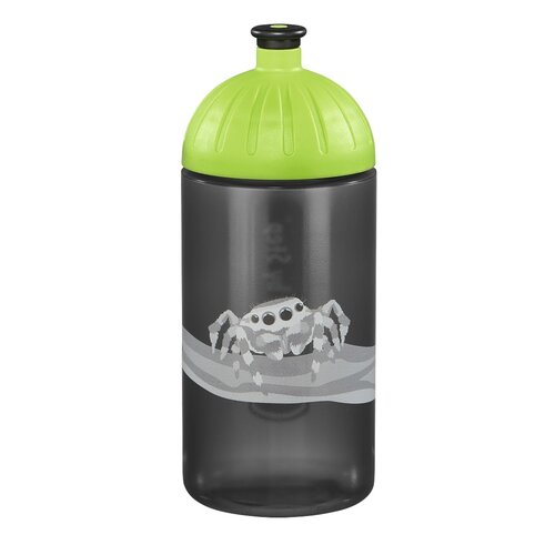 Bidon STEP BY STEP Jumping Spider 500 ml Czarno-zielony