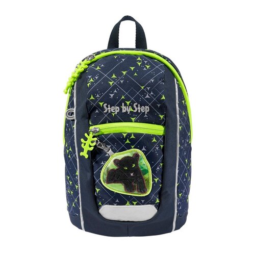 Plecak STEP BY STEP Junior Kiga Mini Little Wild Cat Chiko Niebiesko-zielony