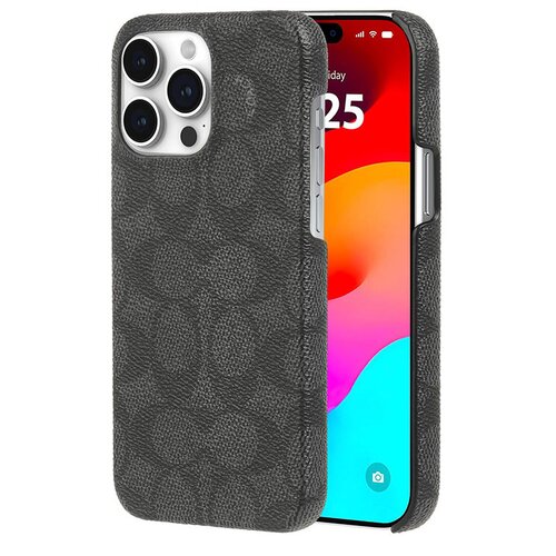 Etui COACH Slim Wrap Signature C Case do Apple iPhone 15 Pro Max Czarny