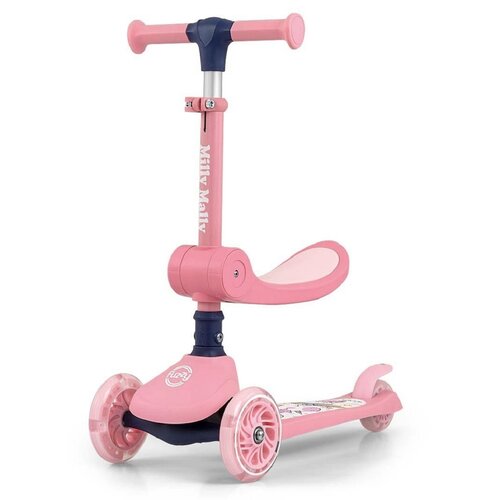 Hulajnoga dla dzieci MILLY MALLY Scooter Fuzzy Różowy