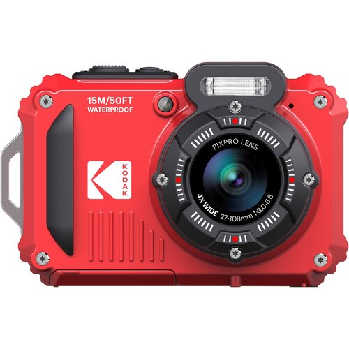 Aparat KODAK WPZ2 Czerwony + bateria + karta pamięci 16GB + karta pamięci 64GB