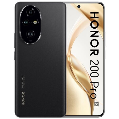 Smartfon HONOR 200 Pro 12/512GB 5G 6.78" 120Hz Czarny