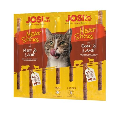 Przysmak dla kota JOSICAT Meat Sticks Wołowina i jagnięcina 35 g