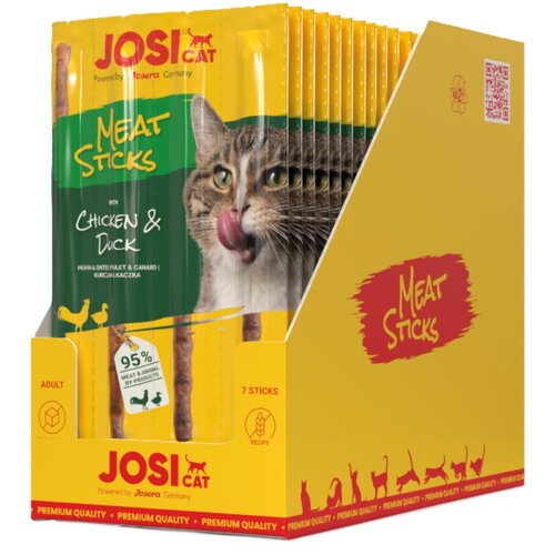 Przysmak dla kota JOSICAT Meat Sticks Kurczak i kaczka (20 x 35 g)