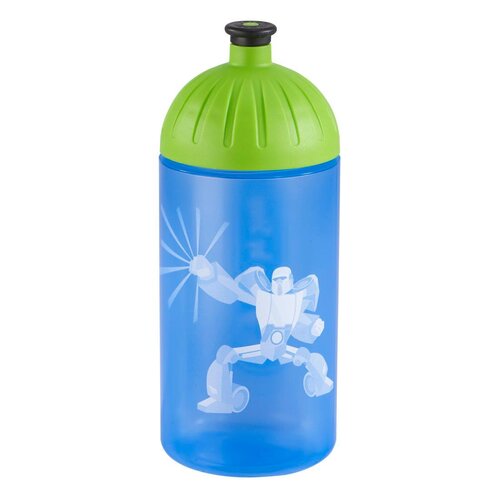 Bidon STEP BY STEP Power Robot 500 ml Niebiesko-zielony