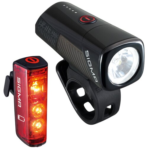Zestaw lampek rowerowych SIGMA Buster 400 SET W Blaze Flash