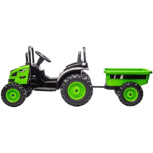 Traktor dla dziecka MILLY MALLY + Przyczepa Farmer Zielony