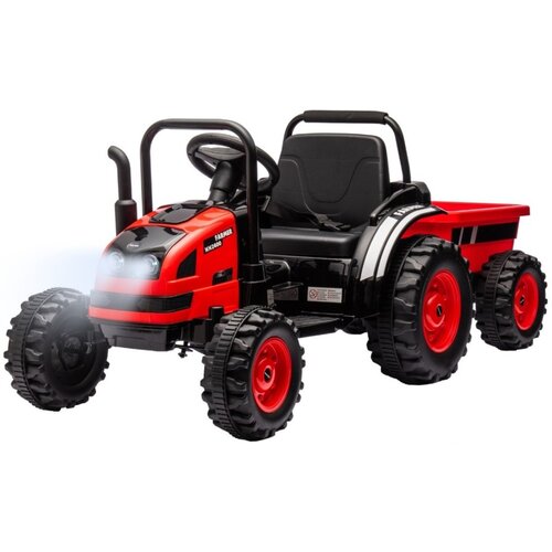 Traktor dla dziecka MILLY MALLY + Przyczepa Farmer Czerwony