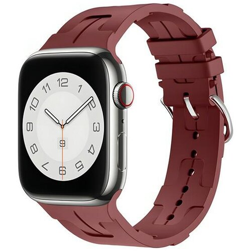 Pasek BELINE Silicone Ultra do Apple Watch 4/5/6/7/8/9/SE/SE 2 (38/40/41mm) Bordowy