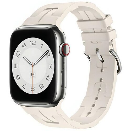 Pasek BELINE Silicone Ultra do Apple Watch 4/5/6/7/8/9/SE/SE 2/Ultra/Ultra 2 (42/44/45/49mm) Beżowy