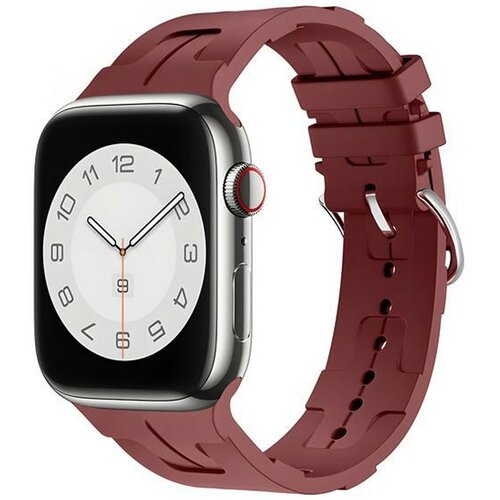 Pasek BELINE Silicone Ultra do Apple Watch 4/5/6/7/8/9/SE/SE 2/Ultra/Ultra 2 (42/44/45/49mm) Bordowy