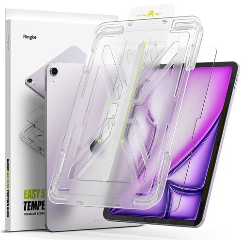 Szkło hartowane RINGKE Easy Slide do Apple iPad Air 11 6/2024 + ramka montażowa