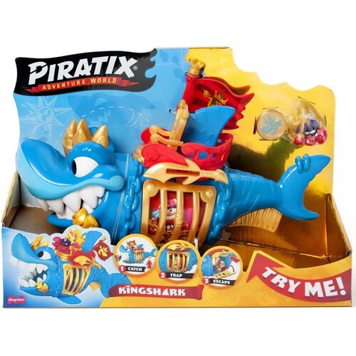 Zestaw figurek MAGIC BOX Piratix Adventure World King Shark PPXSP112IN10