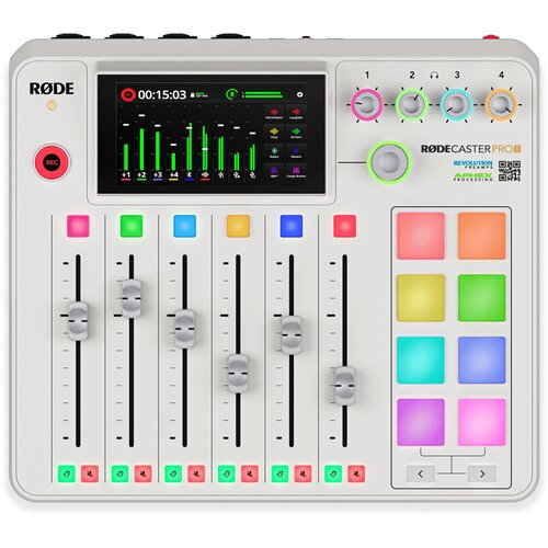 Kontroler do produkcji muzycznej i podcastów RODE Caster Pro II Biały