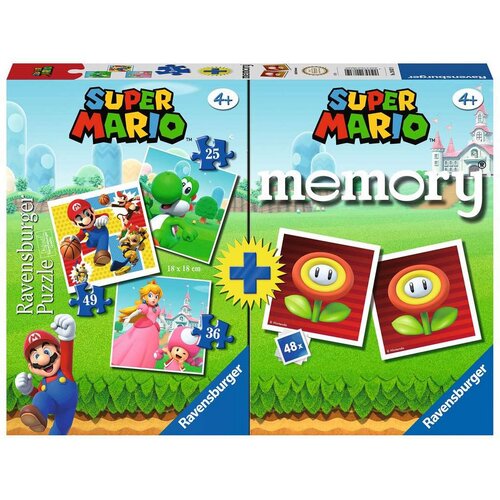 Puzzle RAVENSBURGER Super Mario 20831 (110 elementów) + memory