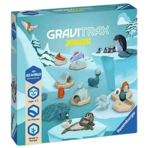 Gra logiczna RAVENSBURGER GraviTrax Junior Zestaw uzupełniający Lodowa przygoda 23748