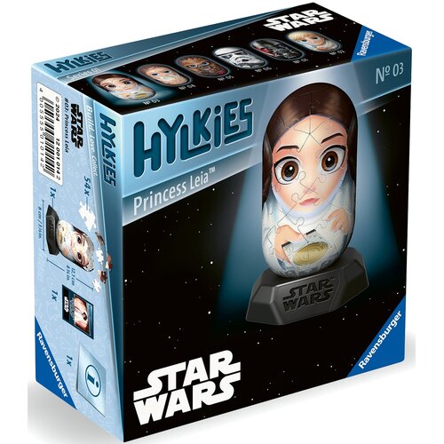 Puzzle 3D RAVENSBURGER Hylkies Star Wars Księżniczka Leia 12001014 (54 elementy)