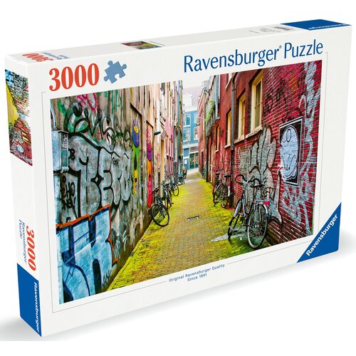 Puzzle RAVENSBURGER Quality Ulice Amsterdamu 12000807 (3000 elementów)