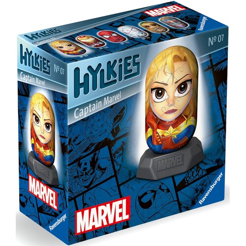 Puzzle 3D RAVENSBURGER Hylkies Kapitan Marvel 12001156 (54 elementy)