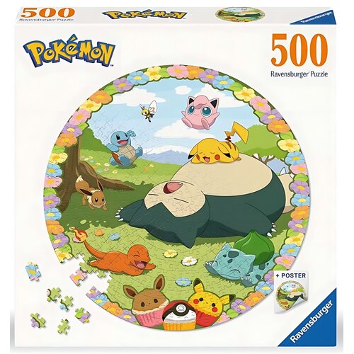 Puzzle RAVENSBURGER Pokemon Postacie 12001131 (500 elementów)