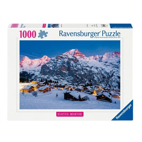 Puzzle RAVENSBURGER Beautiful Mountains Bernese Oberland Murren (1000 elementów)