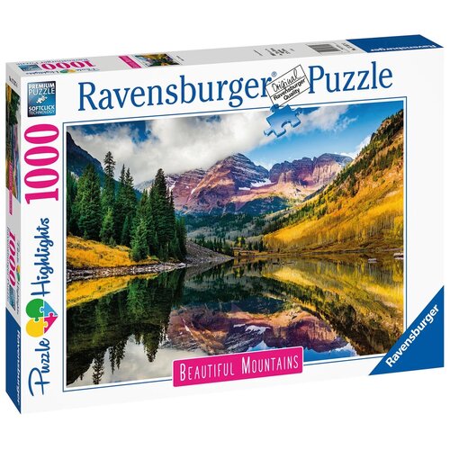 Puzzle RAVENSBURGER Beautiful Mountains Aspen Kolorado 12000255 (1000 elementów)