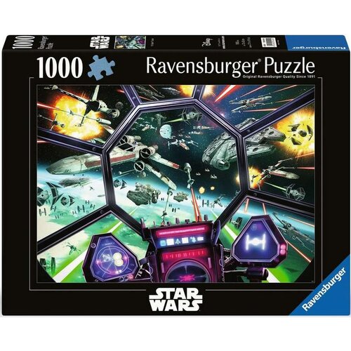 Puzzle RAVENSBURGER Star Wars Tie Fighter Cockpit (1000 elementów)