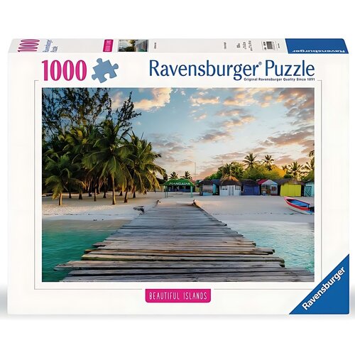 Puzzle RAVENSBURGER Piękne Wyspy Malediwy (1000 elementów)