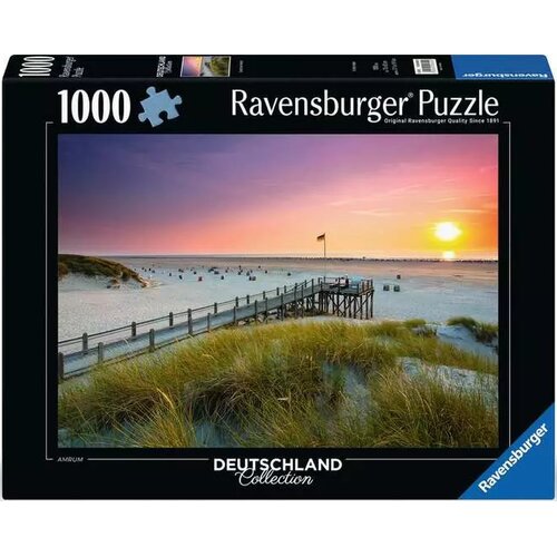 Puzzle RAVENSBURGER Zachód słońca w Amrum (1000 elementów)