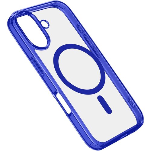Etui CELLULARLINE Iconic Magsafe do Apple iPhone 16 Przezroczysto-niebieski