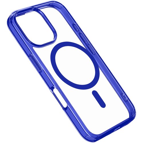 Etui CELLULARLINE Iconic Magsafe do Apple iPhone 16 Pro Max Przezroczysto-niebieski