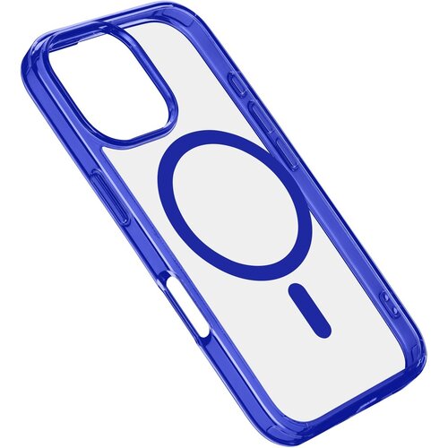 Etui CELLULARLINE Iconic Magsafe do Apple iPhone 16 Pro Przezroczysto-niebieski