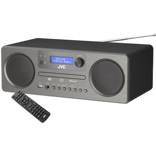 Radioodtwarzacz JVC RD-E861B-DAB Bluetooth Czarno-szary