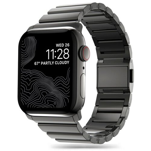 Pasek TECH-PROTECT Steelband o Apple Watch 6/7/8/9/10/SE/Ultra 1/2 (44/45/46/49mm) Czarny