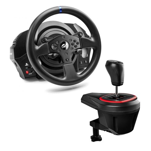 Kierownica THRUSTMASTER T300 RS GT Edition PS3/PS4 Czarny + Drążek zmiany biegów THRUSTMASTER TH8S Shifter Add-On