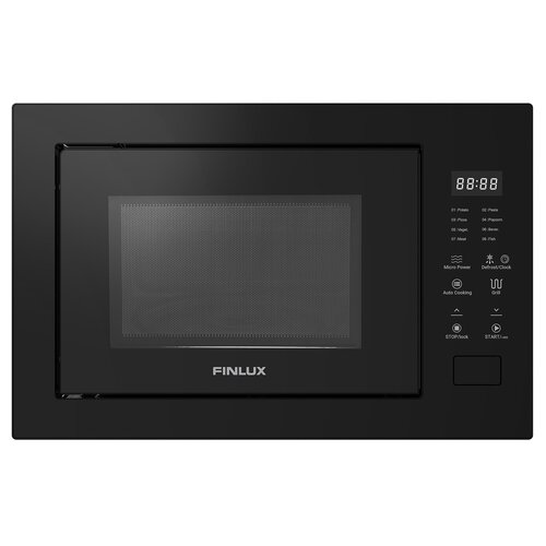 Kuchenka mikrofalowa FINLUX FN-BIA25GBL 850W średnica 31.5 cm pojemność 25L Czarny