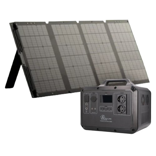 Stacja zasilania EXTRALINK Power Ranger EPS-S2000F 2240 Wh LiFePO4 + Panel fotowoltaiczny EXTRALINK EPS-120W