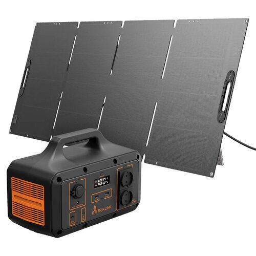Stacja zasilania EXTRALINK EPS-S1000S 1021 Wh Li-Ion + Panel słoneczny EXTRALINK EPS-200W