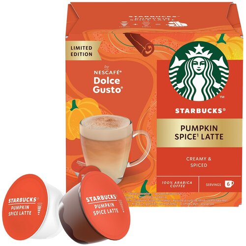 Kapsułki NESCAFE STARBUCKS Pumpkin Spice Latte do ekspresu Nescafe Dolce Gusto